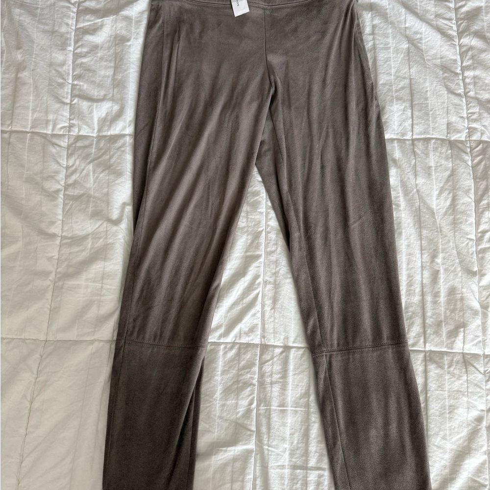 Brown Stretch Slim Fit Pants